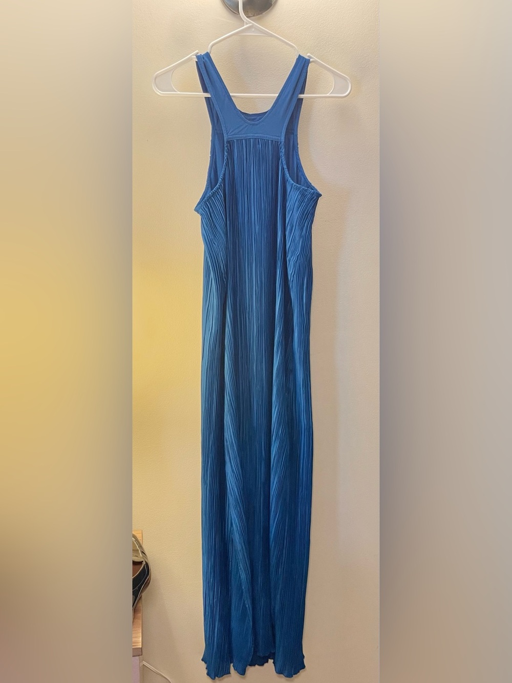 By Anthropologie Halter Plissé Maxi Dress - Picture 4 of 12